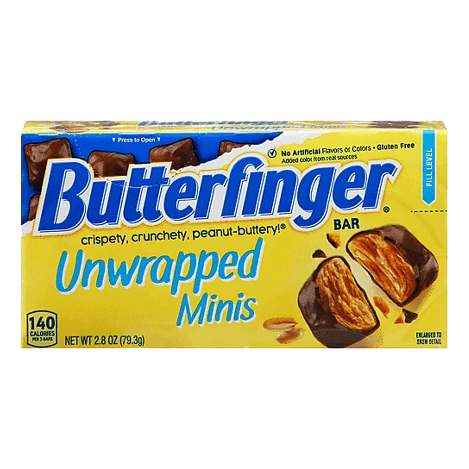 Nestle Butterfinger Unwrapped Minis Bites Box 79.3g (Best Before : 17 June 2026)