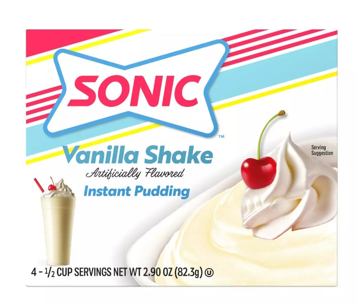 Sonic Instant Pudding | Banana Shake 85g (Best Before : August 2026)