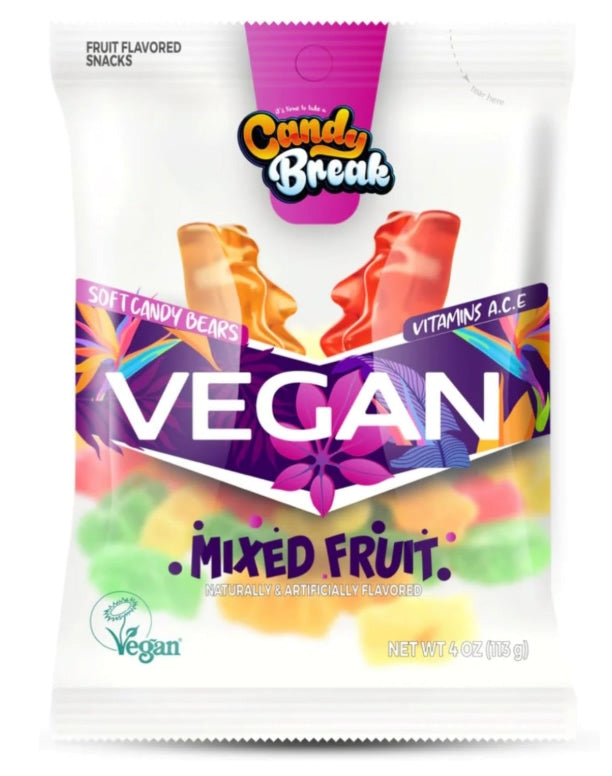Candy Break Vegan Mixed Fruit Bag 113g