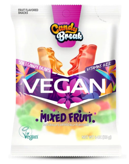 Candy Break Vegan Mixed Fruit Bag 113g