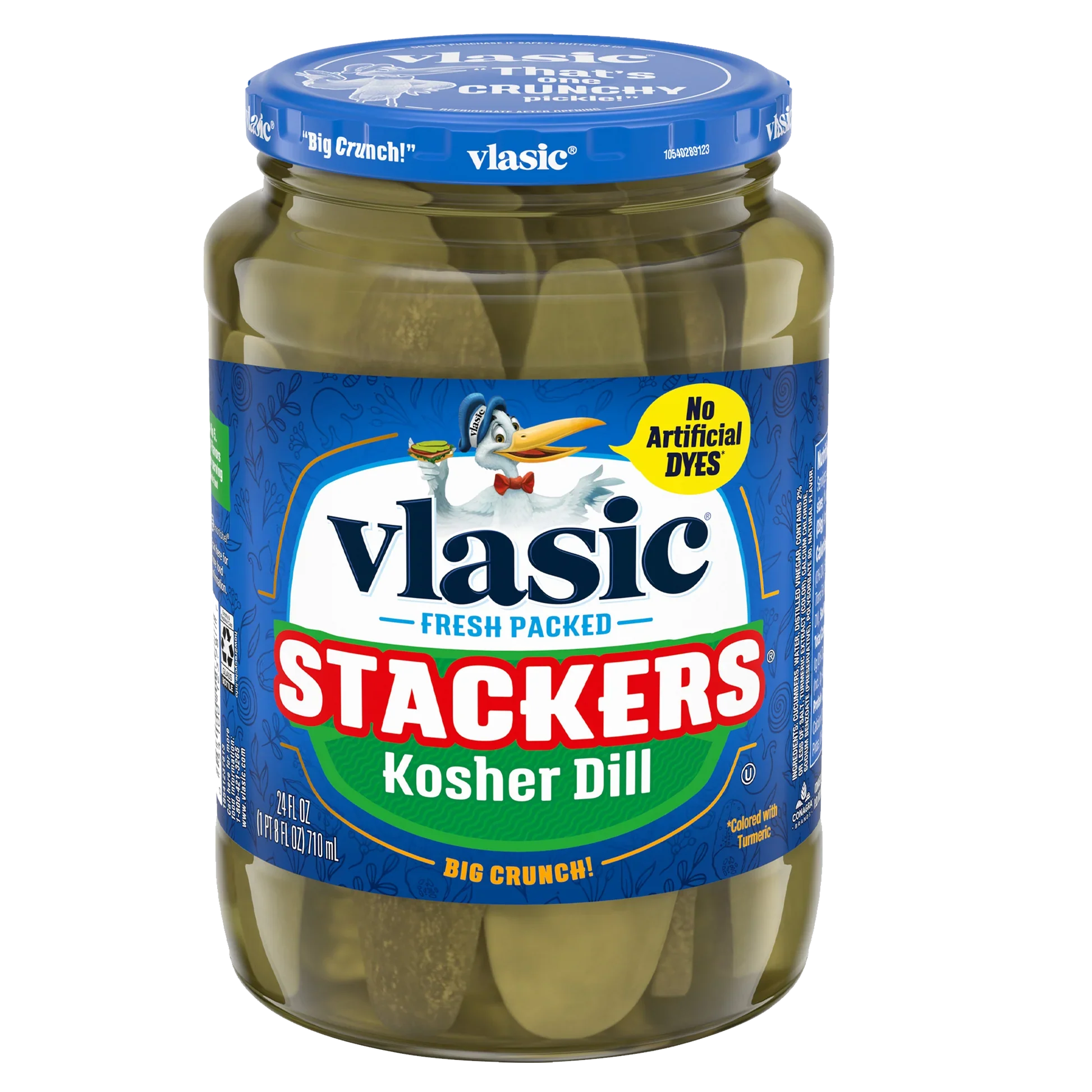 Vlasic Stacker Kosher Dill Pickle 710ml