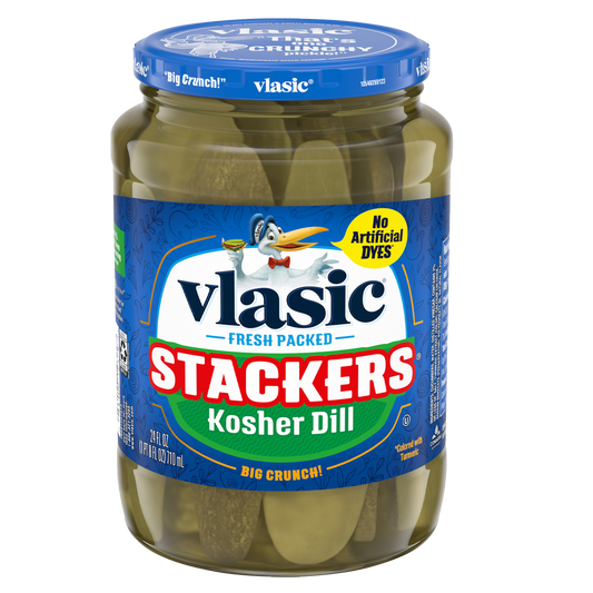 Vlasic Stacker Kosher Dill Pickle 473ml (Best Before : 04 April 2026)