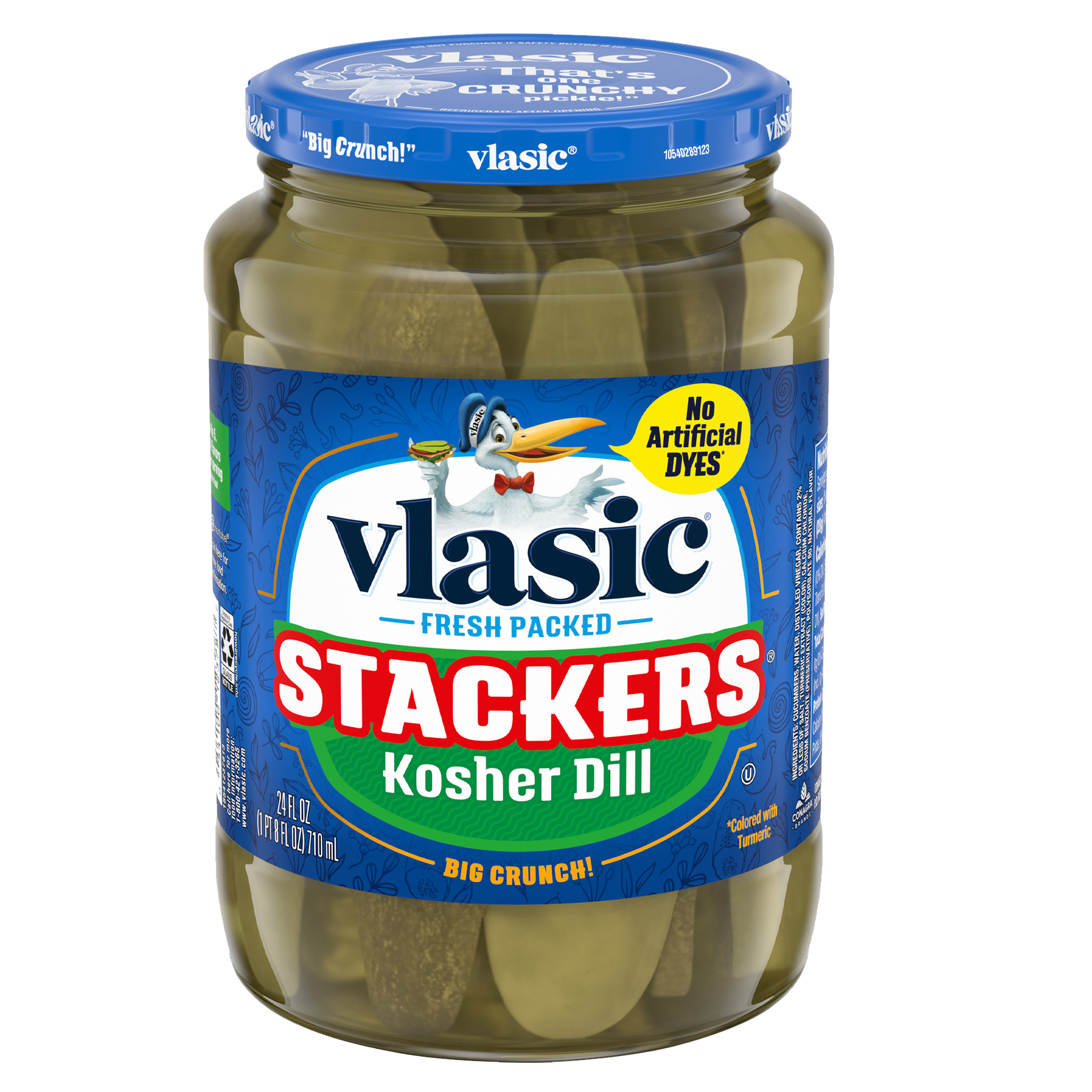 Vlasic Stacker Kosher Dill Pickle 473ml (Best Before : 04 April 2026)