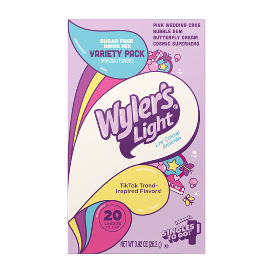 Wyler’s Light Watertok Fun Flavours Drink Mix 20 Singles To Go (26g)