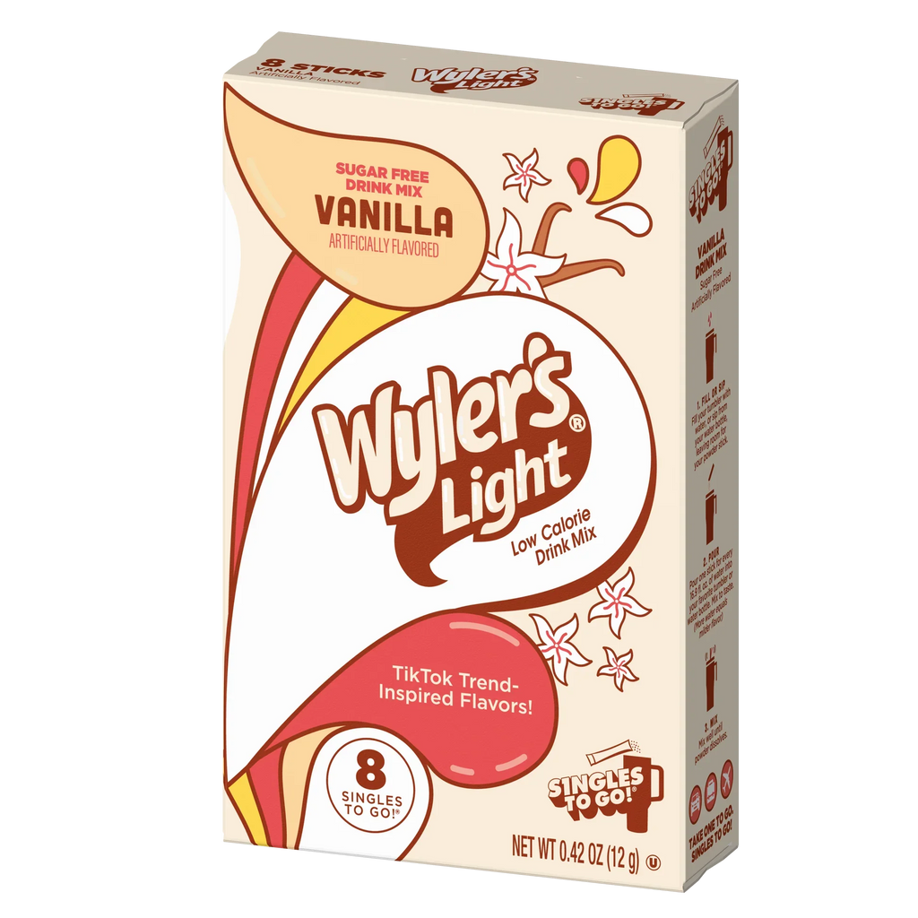 Wyler's Light WaterTok Fun Singles To Go | TIkTok Trend Inspired Flavors | Caffeine Free, On-The-Go