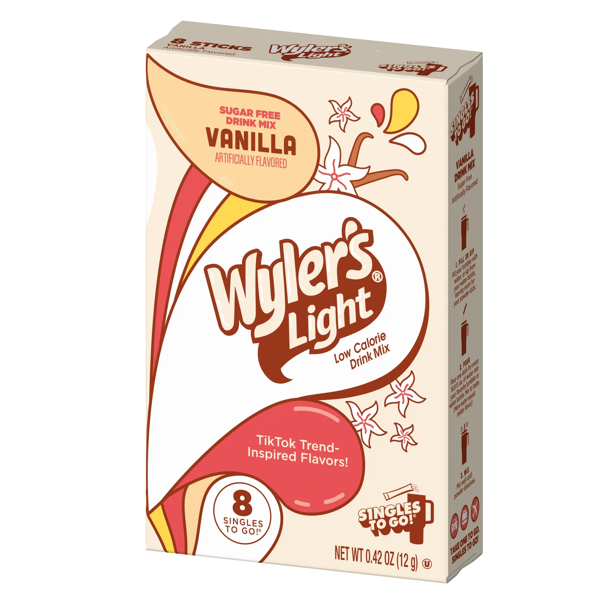 Wyler's Light WaterTok Fun Singles To Go | TIkTok Trend Inspired Flavors | Caffeine Free, On-The-Go
