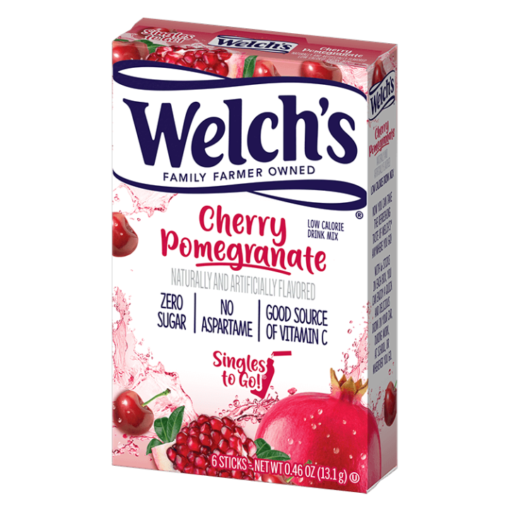 Singles To Go Welch's Cherry Pomegranate Drink Mix 13.1g (6 Sticks)