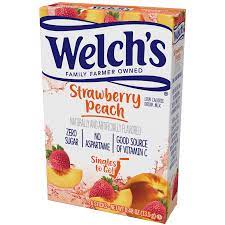 Singles To Go Welch's Strawberry Peach Drink Mix 13.5g (6 Sticks)