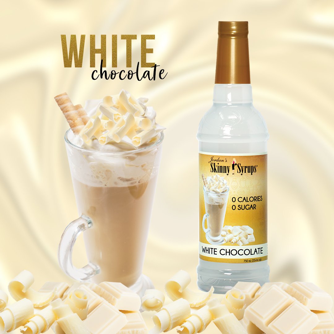 Skinny Sugar Free White Chocolate Peppermint Syrup 750ml (Best Before : 07 August 2026)