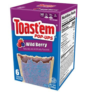 Toast'em Pop-Ups Wild Berry Toaster Pastries 288g