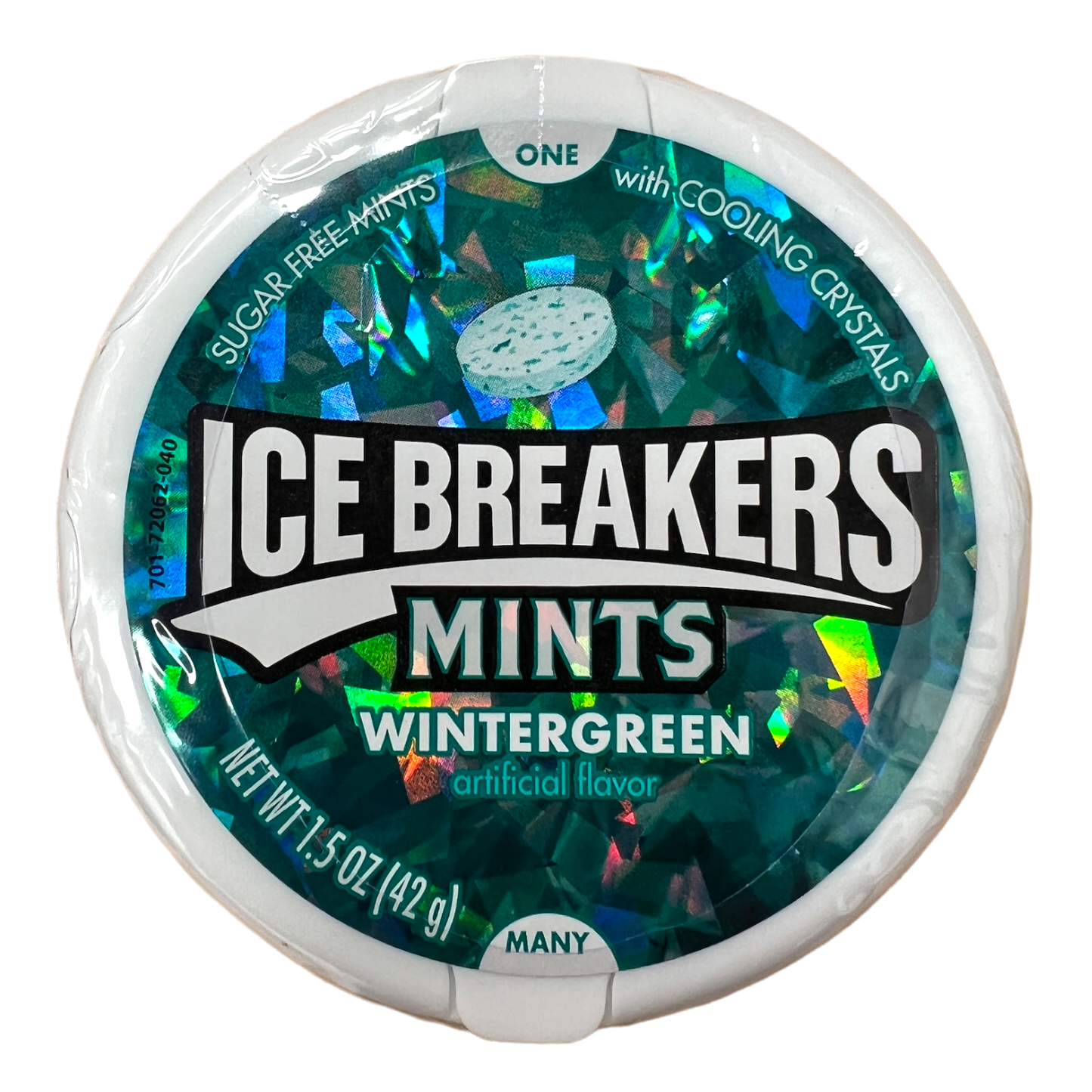 Ice Breakers Wintergreen Sugar Free Mints 42g (Pack of 2)