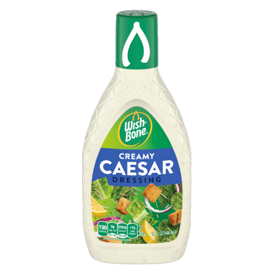 Wish Bone Creamy Caesar Dressing 444ml (Best Before Date:- 03 Oct 2025)