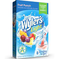 Singles To Go Wyler's Light Fruit Punch Drink Mix 20.1g (8 Sticks)