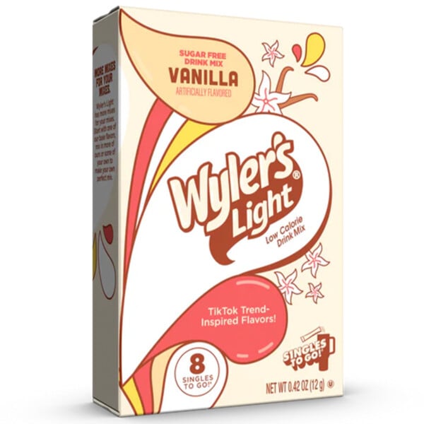 Wyler's Light Singles To Go Watertok Vanilla Drink Mix