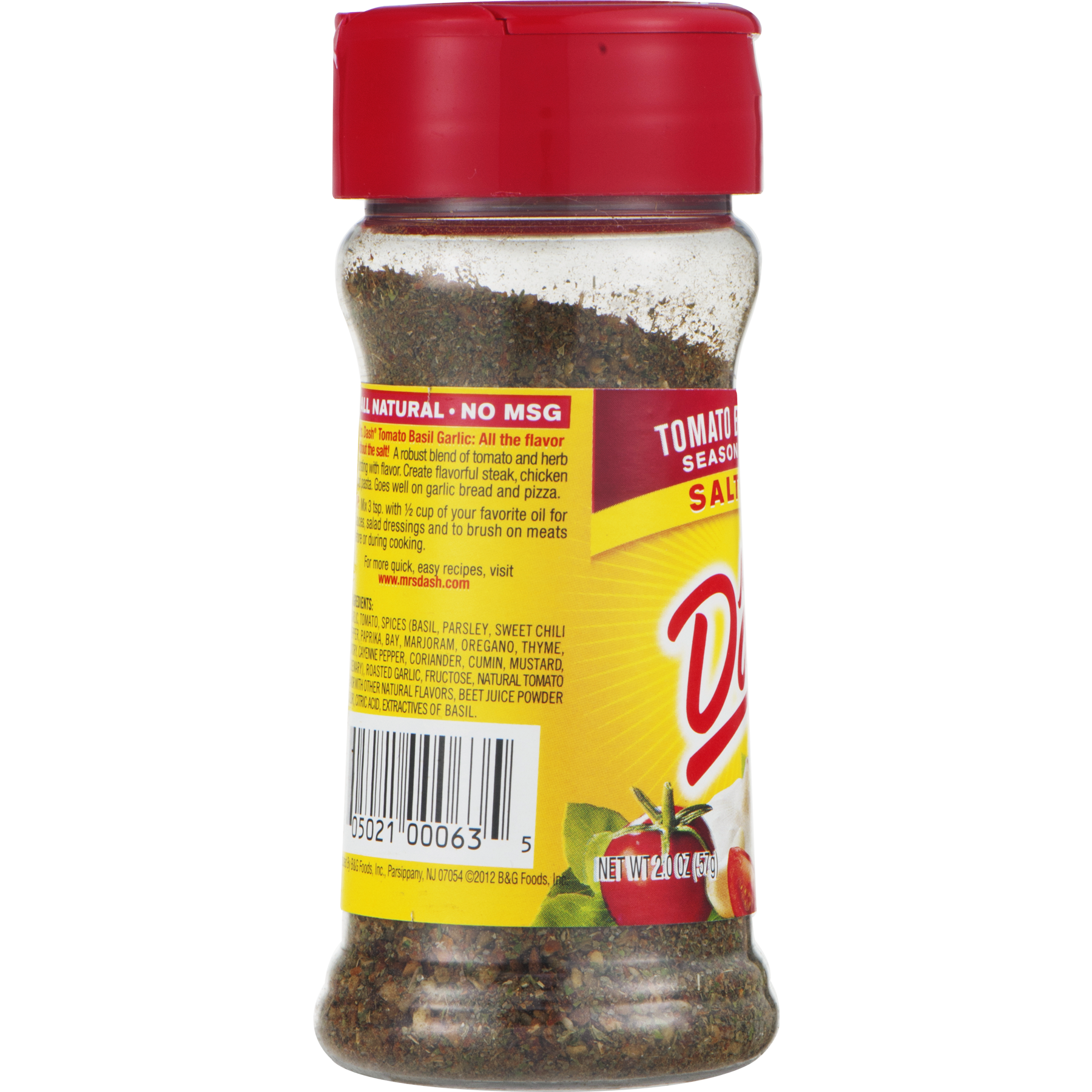 Mrs. Dash Salt-Free Tomato Basil Garlic Seasoning Blends 57g (Best Before : 06 May 2026)