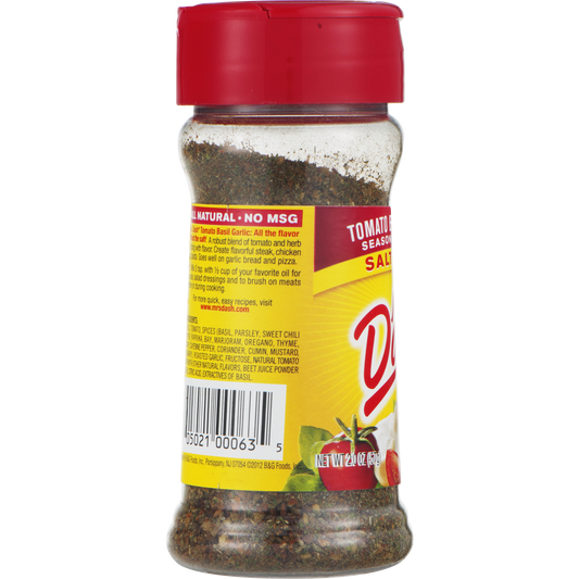 Mrs. Dash Salt-Free Tomato Basil Garlic Seasoning Blends 57g