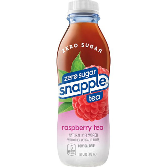 Snapple Zero Sugar Raspberry Tea 473ml Pack of 6