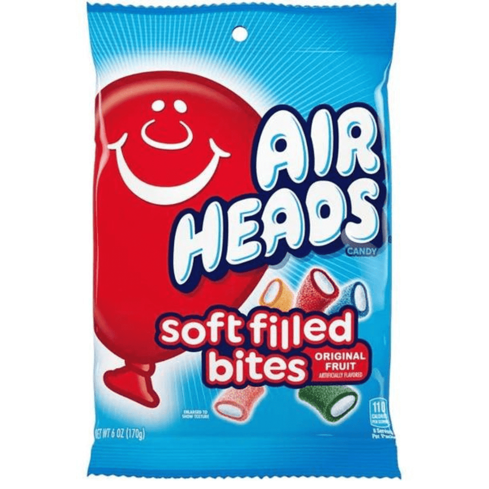 Airheads Original Fruit Soft Filled Bites 170g