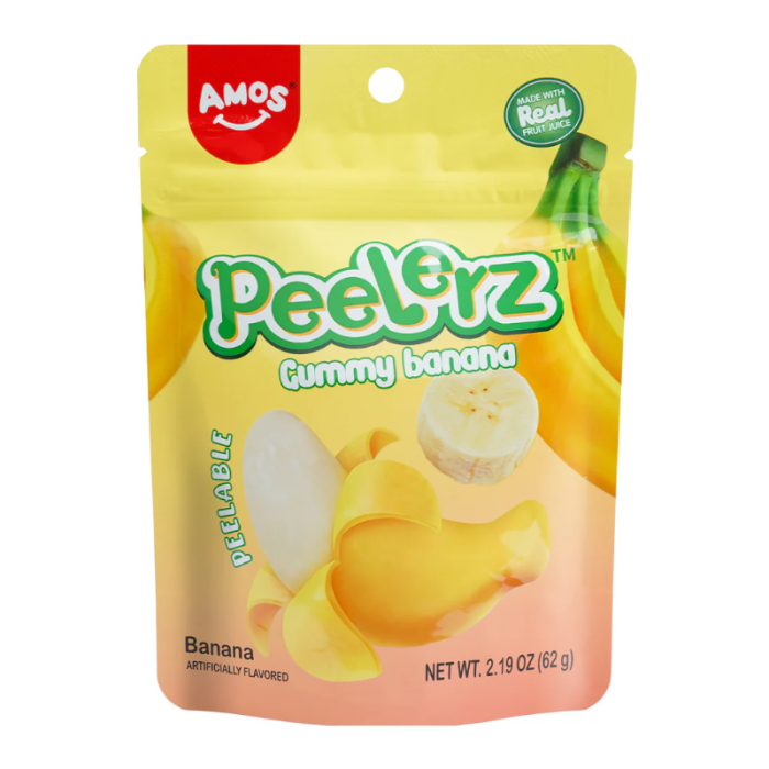 Amos Peelerz Banana 170g(BBD 09/2026)