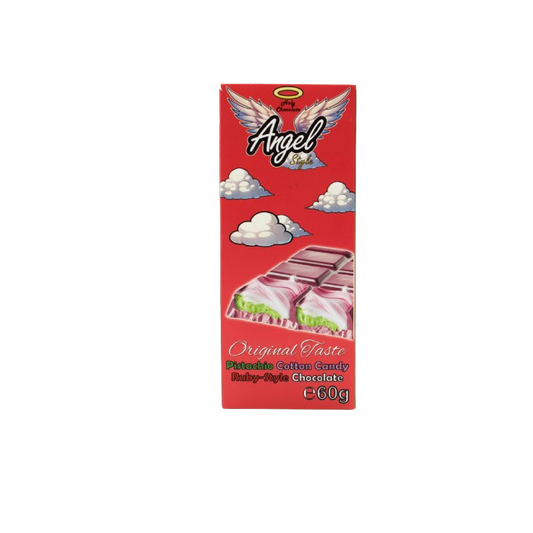 Angel Original Pistachio Cotton Candy Ruby-Style Chocolate 60g (Best Before 04/2026)