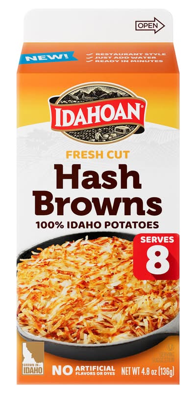 Idahoan Fresh Cut Hashbrowns 136g(Best Before Date:- 27/Oct/2026)