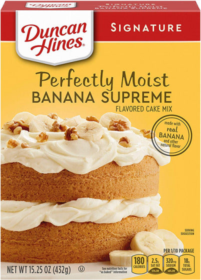Duncan Hines Signature  Banana Cake Mix 432g