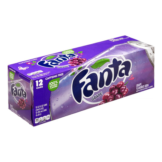 Fanta Grape Flavoured Soda 355ml