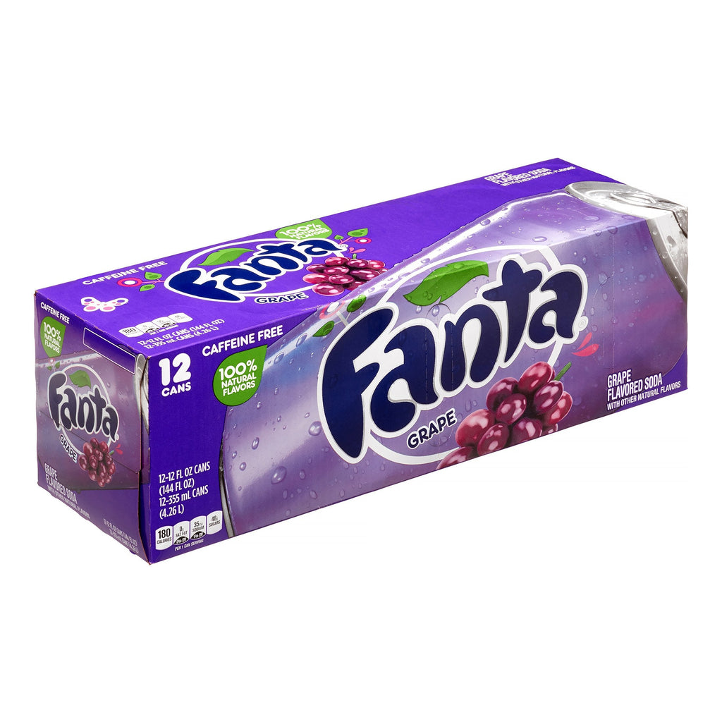 Fanta Grape Flavoured Soda 355ml