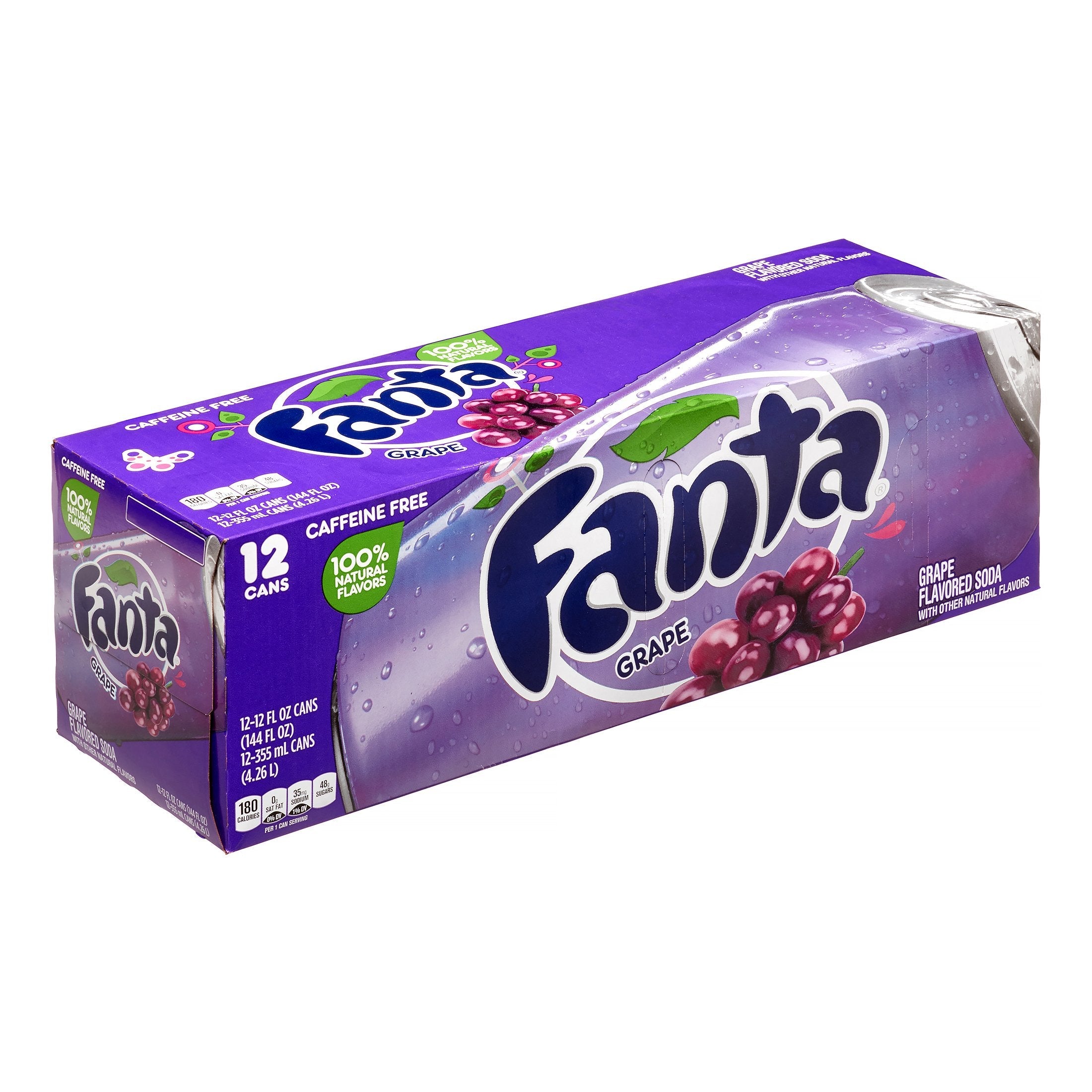 Fanta Grape Flavoured Soda 355ml