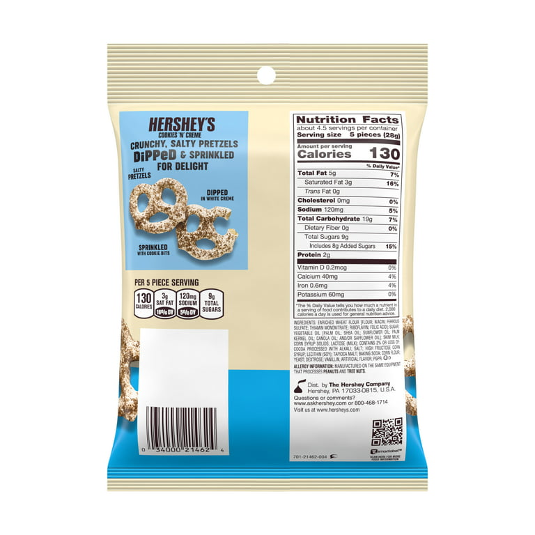 Hershey's Cookies n Creme Dipped Pretzels 120g
