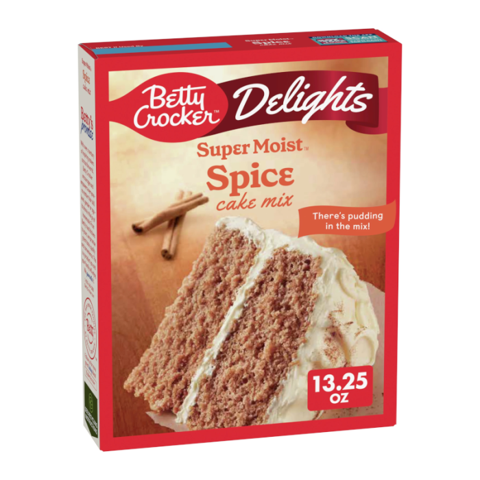 Betty Crocker Super Moist Spice Cake Mix 375g