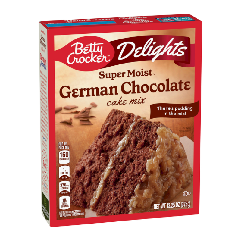 Betty Crocker Super Moist German Chocolate Cake Mix 375g
