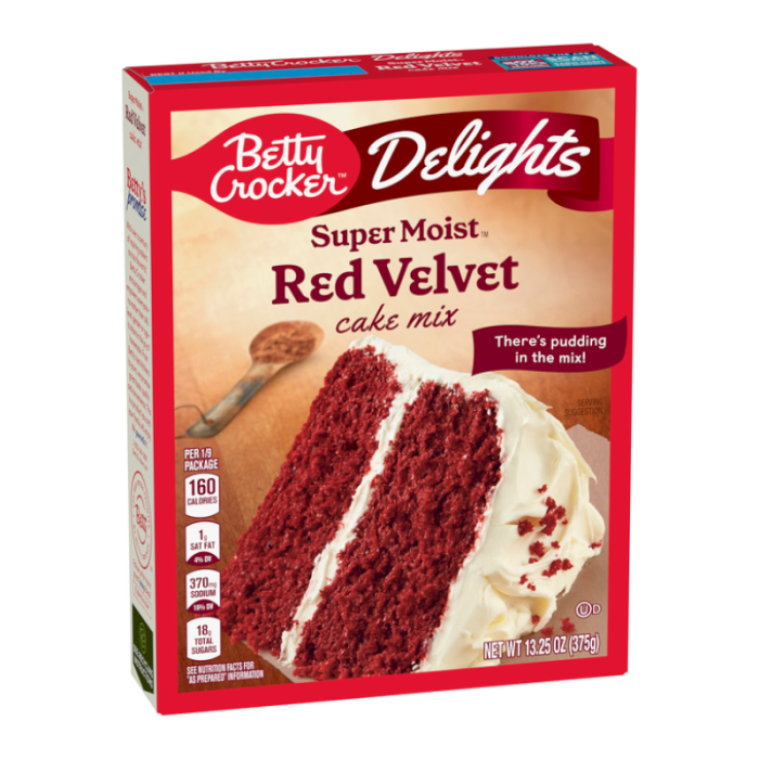 Betty Crocker Red Velvet Cake Mix 375g