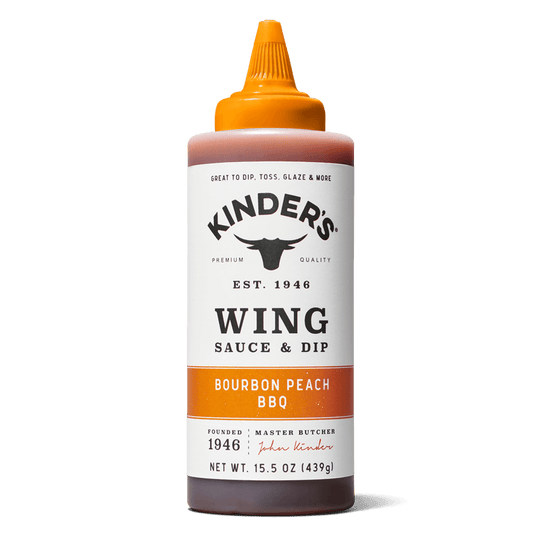 Kinder’s Bourbon Peach BBQ Wing Sauce 439g