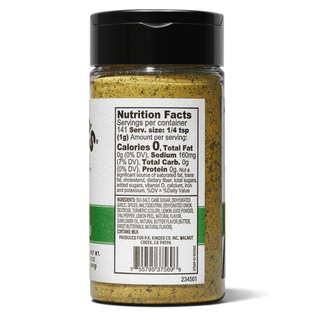 Kinder's Seasoning Buttery Garlic & Herbs 141g