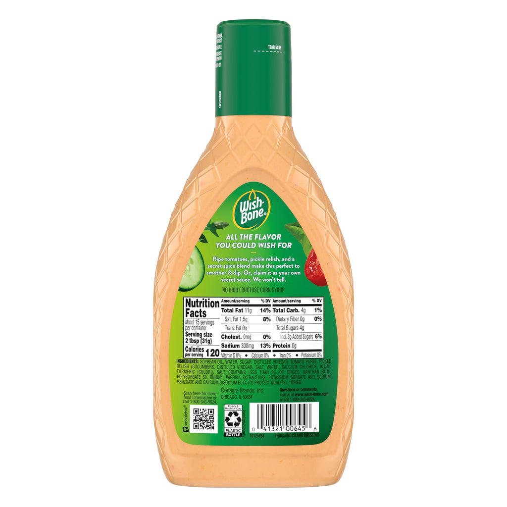 Wish Bone Thousand Island Dressing 444ml