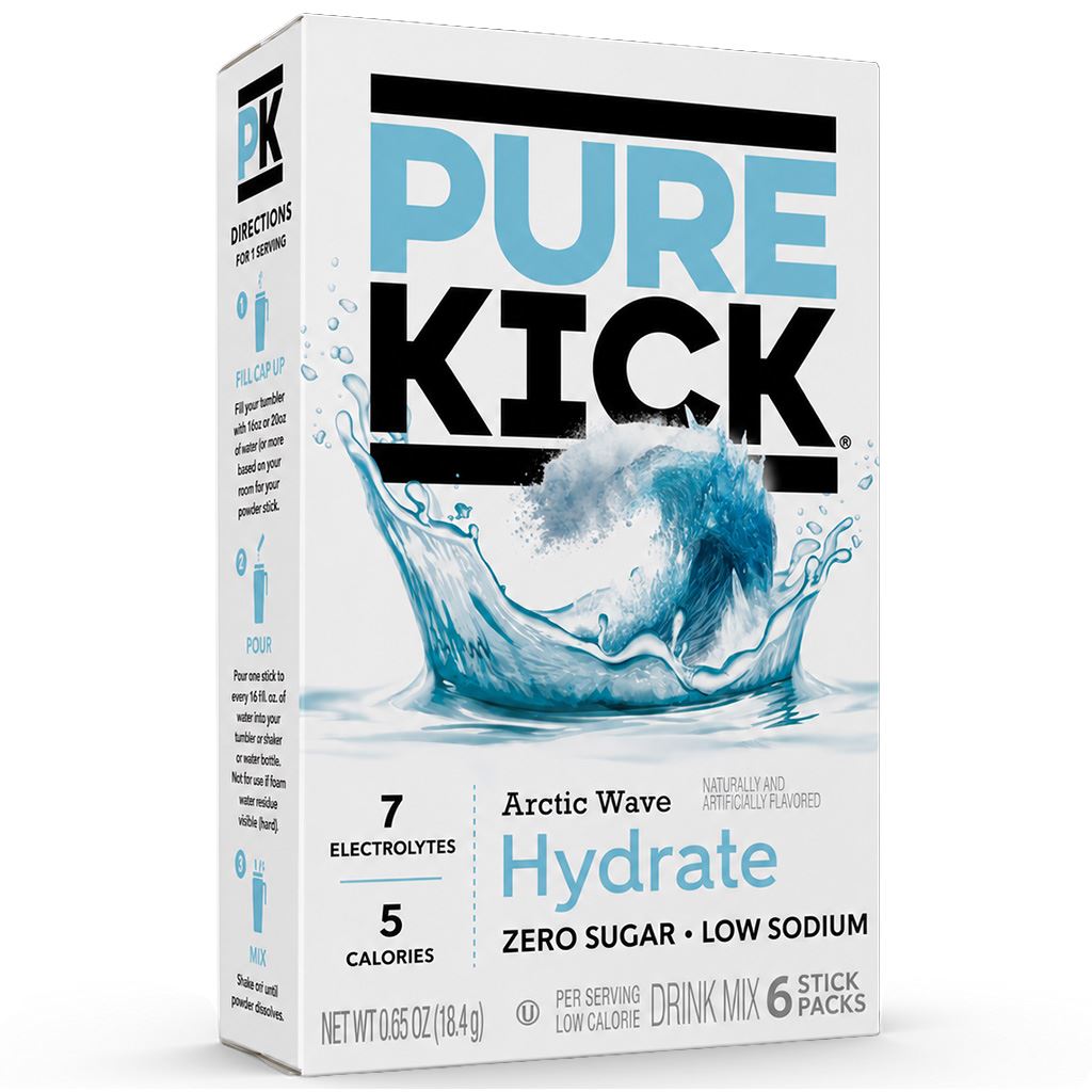 Pure Kick Hydrate Singles To Go Arctic Wave Drink Mix