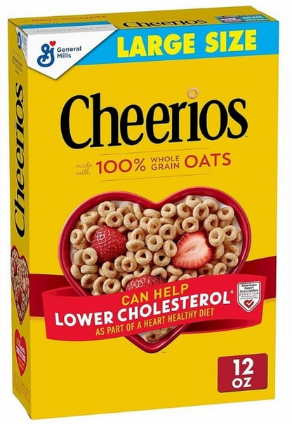 General Mills Cheerios Original Cereal 340g (Box Damaged)