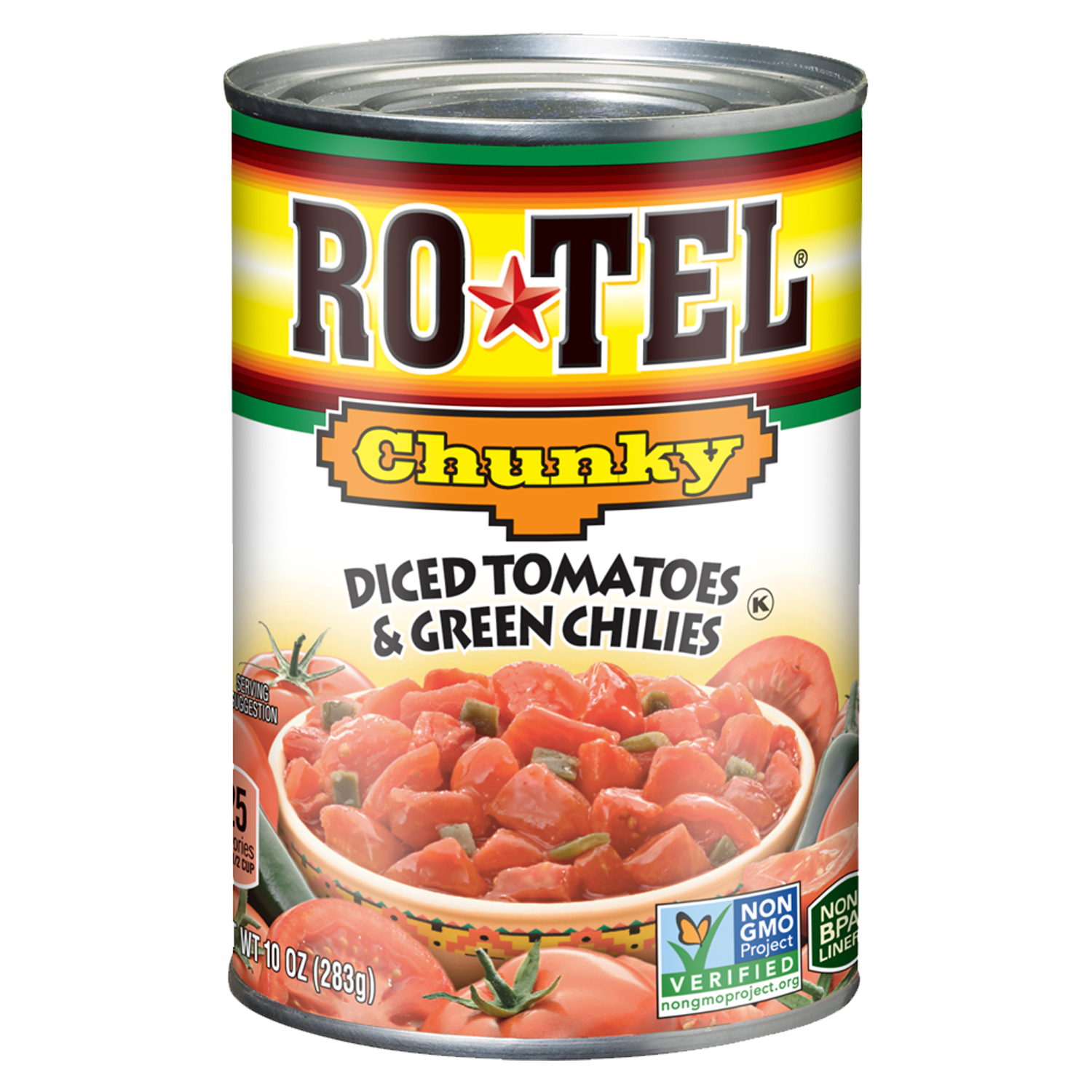 Ro-Tel Chunky Diced Tomatoes & Green Chilies 283g