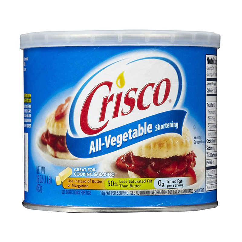 Crisco All Vegetable Shortening 454g Can(Best Before Date 18/04/2026)