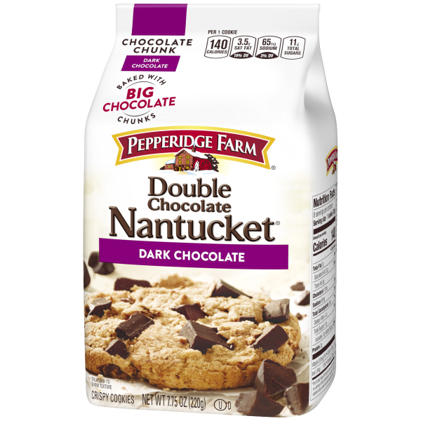 Pepperidge Farm Double Chocolate Nantucket Dark Chocolate 220g