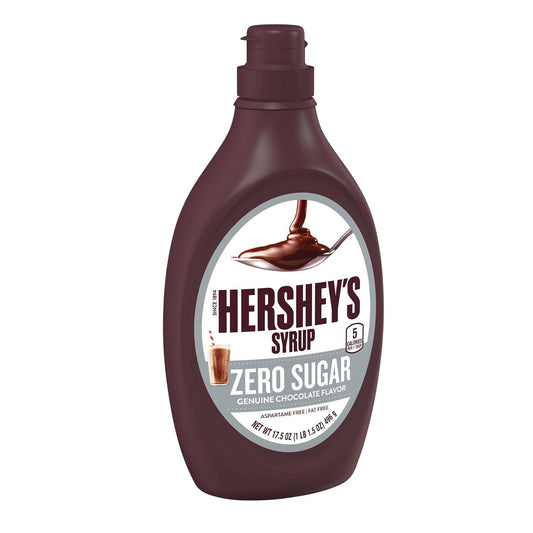 Hershey's Zero Sugar Genuine Chocolate Flavour Syrup 496g (Best Before : March 2026)