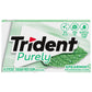 Trident Purley Spearmint Sugar Free Gum (12 Pack-  Packs of 14 Pieces - 168 Total Pieces)( Best Before Date :-13/APR/2025)