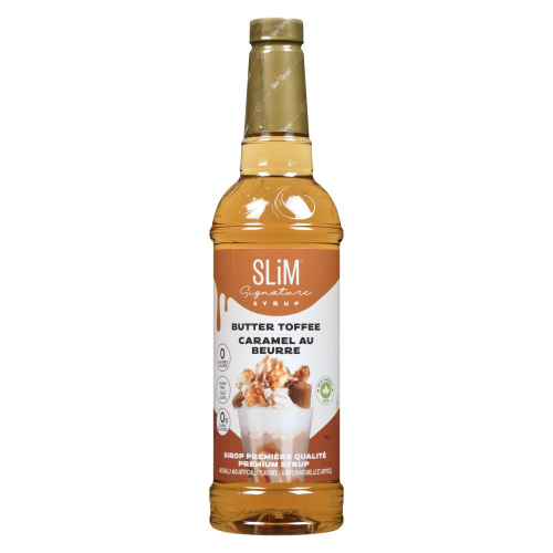 Slim Signature | 0 Calorie | 0 Carb | 0 Sugar | Butter Toffee Syrup 750ml