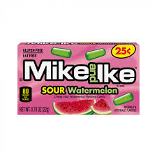 Mike and Ike Sour Watermelon Theatre Box 22g ( Best Before Date :- 05/2024)