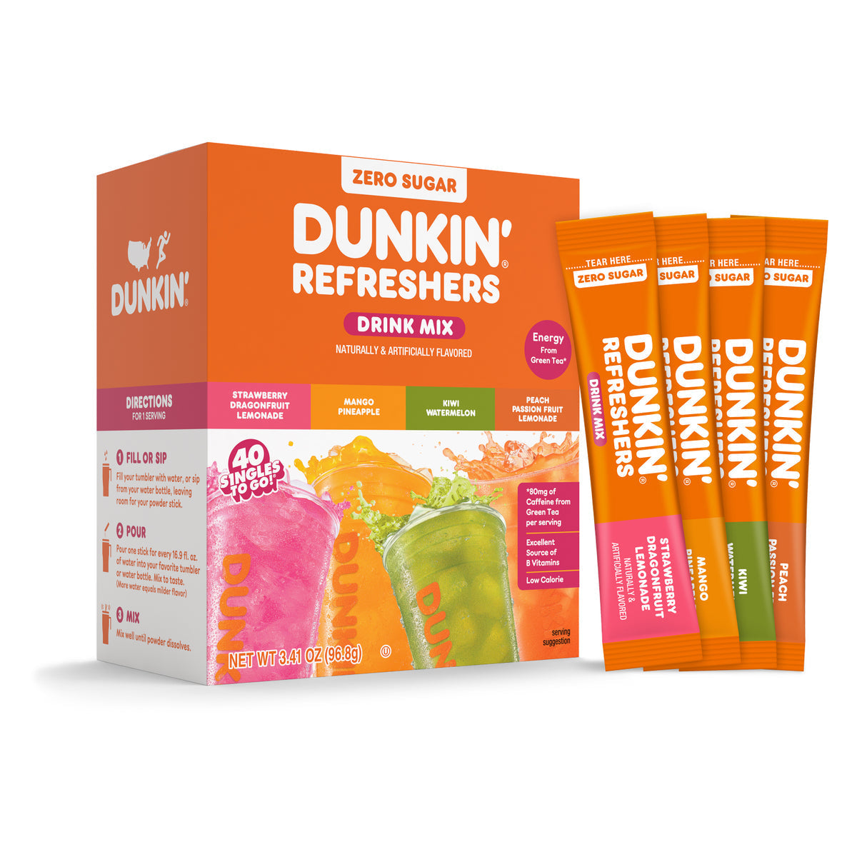 Dunkin' Refreshers Drink Mix Variety Pack 72g