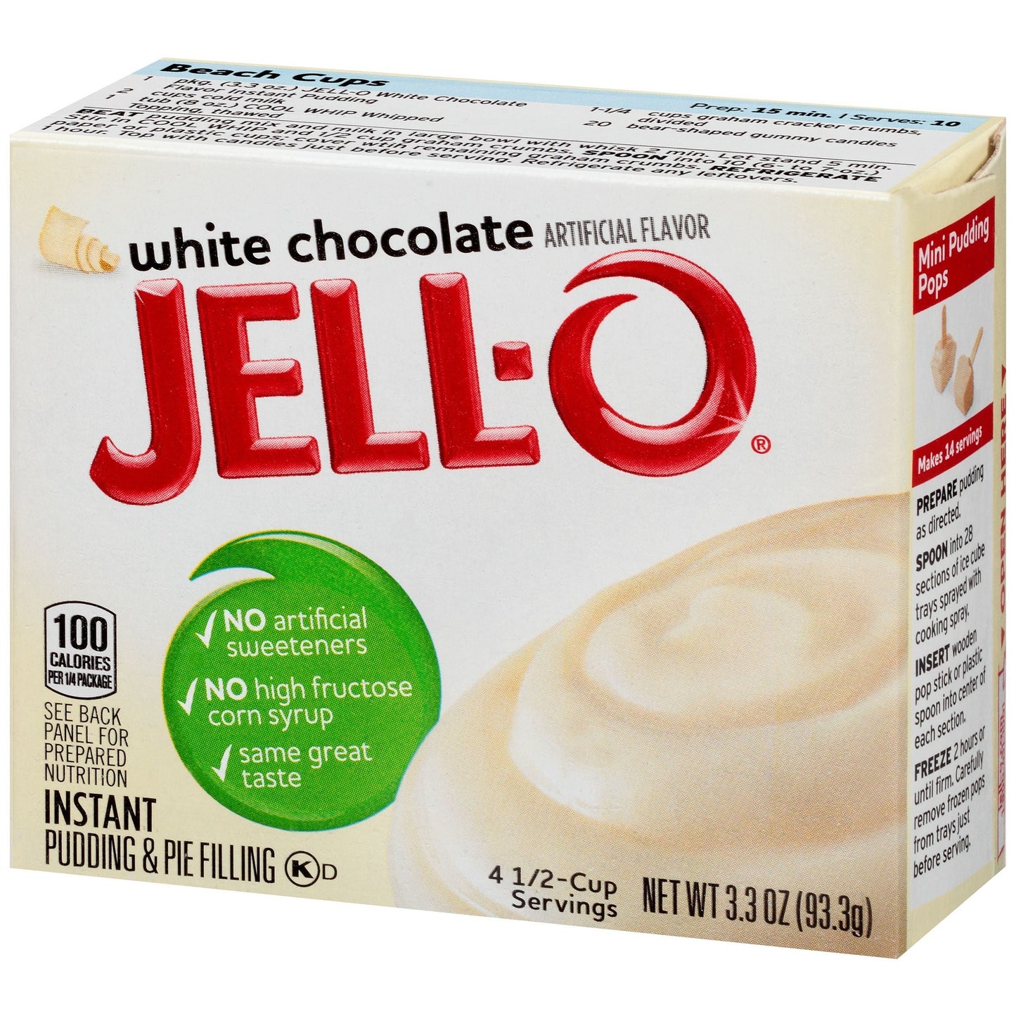 Jell-O White Chocolate Instant Pudding & Pie Filling 93g