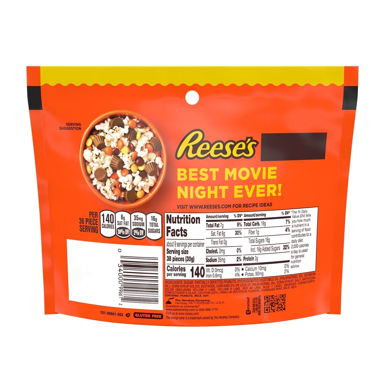 Reese's Pieces Peanut Butter Candy 255g
