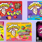 Warheads Theatre box Bundle | ooze chewz 99g | Galactic cubes 99g | Lil Worms 99g | Wedgies 99g | Cubes 99g