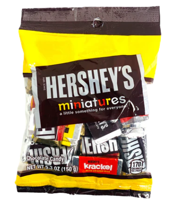 Hershey kisses (3 pack) Milk Chocolate | Milk chocolate with almonds | Miniatures